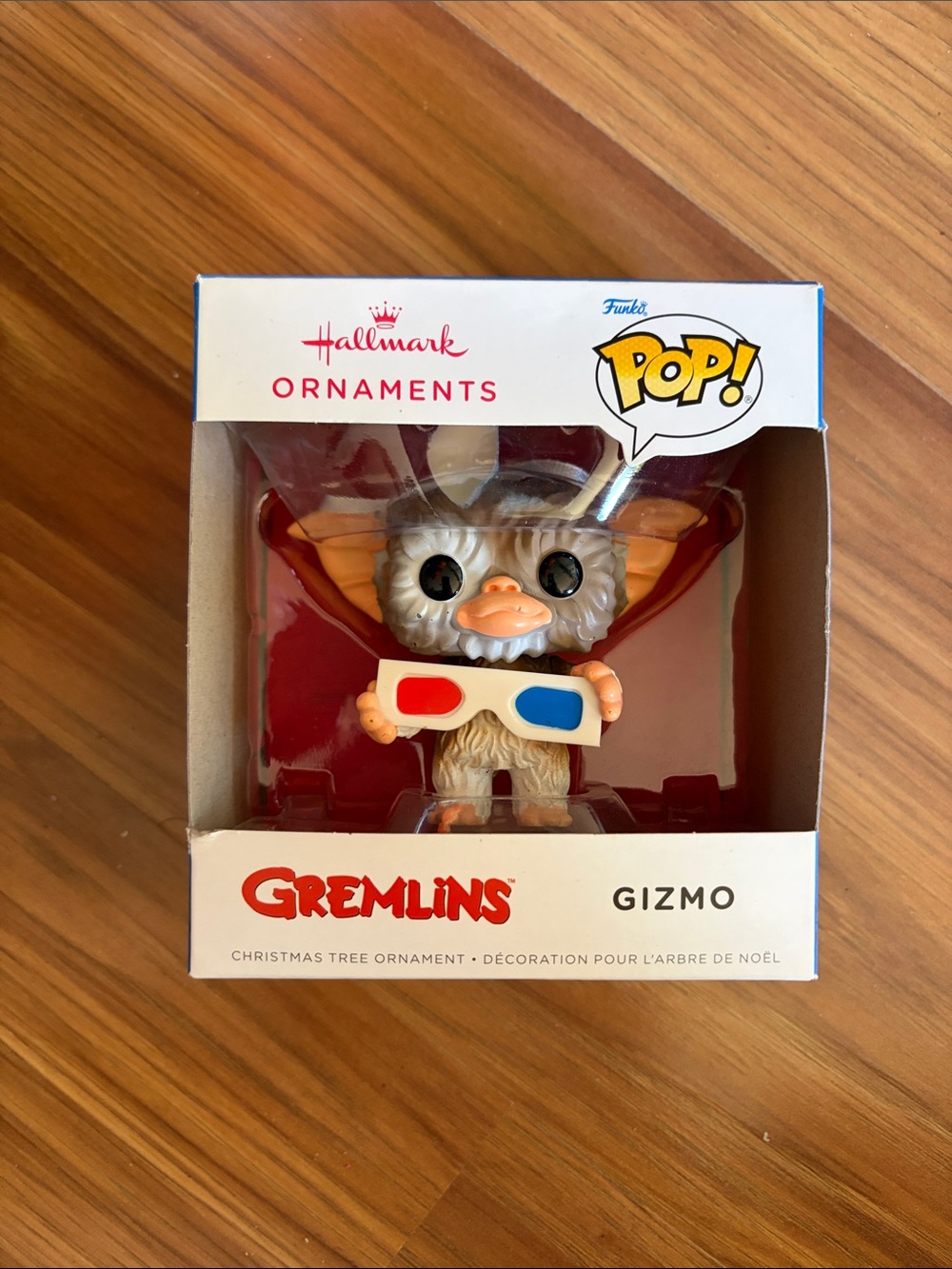 Hallmark Gizmo Pop! Ornament in Brown, White and Orange